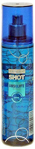 Buy 2 X Layer'r Shot Absolute Series Game Body Spray, 135ml each online for USD 30.73 at alldesineeds