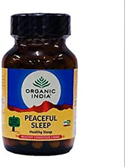 2 Pack of Organic India Peaceful Sleep - 60 Capsule Bottle