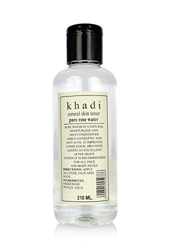 Buy 5 X Khadi Natural Rose Water - Toner, 210ml(pack of 5) online for USD 84.47 at alldesineeds