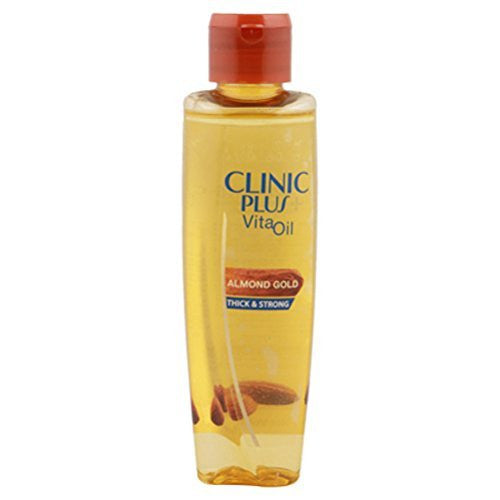 Clinic Plus Almond Gold Hair Oil, 150ml X2 - alldesineeds