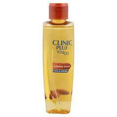 Clinic Plus Almond Gold Hair Oil, 150ml X2 - alldesineeds