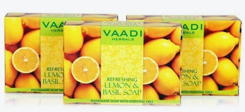 Buy Vaadi Herbals Refreshing Soap Lemon & Basil 3x75g online for USD 12.86 at alldesineeds