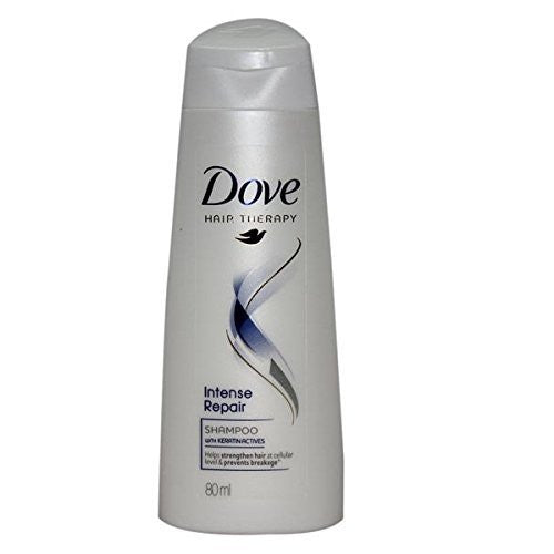 2 x Dove Intense Repair Shampoo 80ml each - alldesineeds