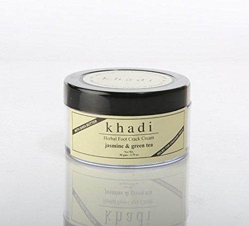 Buy Khadi Jasmine & Green Tea Foot Crack Cream - with Shea Butter - 50 ml online for USD 15.6 at alldesineeds