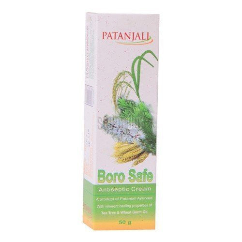 Patanjali Boro Safe (Antiseptic Cream), 50 Gm - alldesineeds