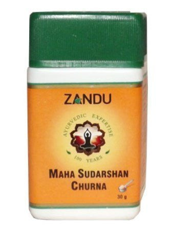 Buy Pack of 5 Zandu Maha Sudarshan Churna 30 gms (Total 150 gms) online for USD 17.98 at alldesineeds