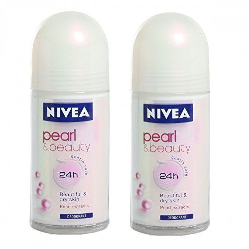Buy 2 X Nivea Pearl Beauty Roll On for Women- 50ml each online for USD 32.72 at alldesineeds