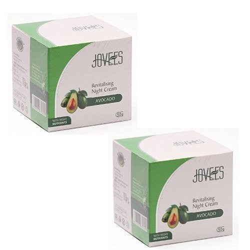 Buy 2 LOT X Jovees Avocado Revitalising Night Cream 50g online for USD 34.69 at alldesineeds