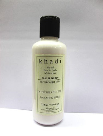 2 X Khadi Rose & Honey Moisturizer with Sheabutter,210ml each - alldesineeds
