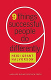 Nine Things Successful People Do Differently [Hardcover] [Dec 04, 2012] Halvo]