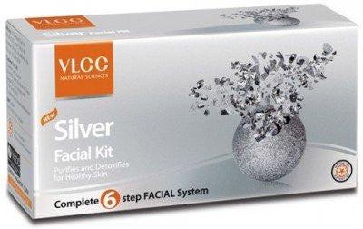 Buy VLCC Single Silver Facial Kit Free Insta Glow Gold Bleach online for USD 11.44 at alldesineeds