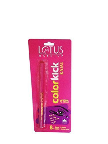Buy 5 X Lotus Herbals Color Kick Kajal, 0.28g, Black (Pack of 5) online for USD 55.43 at alldesineeds