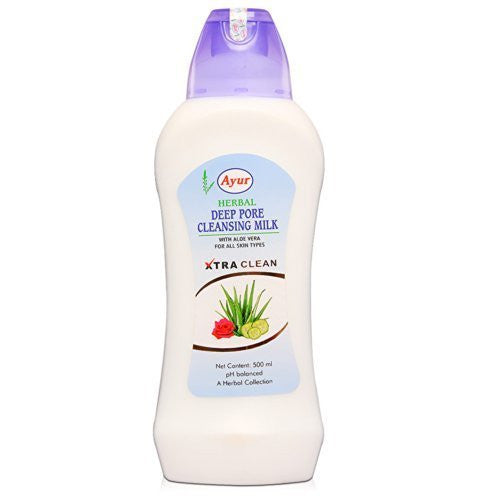 Buy Ayur Herbal Deep Pore Cleansing Milk 100ml 3.3oz online for USD 5.98 at alldesineeds
