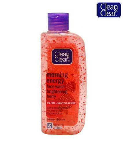 Buy Clean & Clear Morning Energy Face Wash Brightening Berry Ext Brighten Skin100ml online for USD 8.05 at alldesineeds