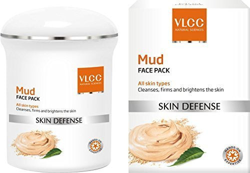 Buy Vlcc Mud Face Pack All Skin Types Cleanses Firms And Brightens Skin Defense 70 g online for USD 8.9 at alldesineeds