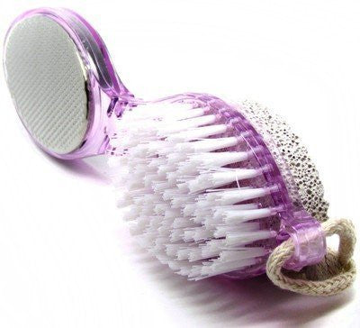 Buy AndAlso 4 in 1 Multi-use Foot Care Brush Pumice Scrubber Pedicure Tool Set online for USD 10.86 at alldesineeds