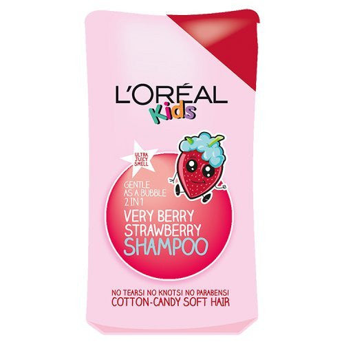 Buy L'OREAL KIDS VERY BERRY STRAWBERRY SHAMPOO ,250ml online for USD 18.24 at alldesineeds