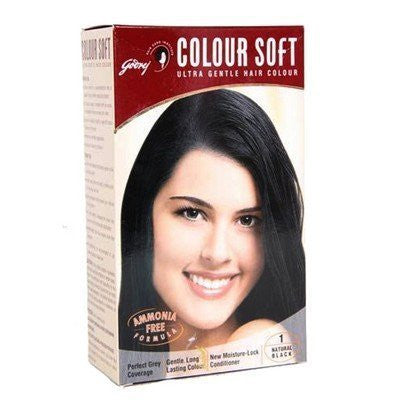 5 x Godrej COLORsoft Natural Black Hair Color 40 ml each (Total 200ml) - alldesineeds