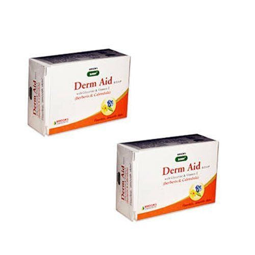 Buy BAKSONS Sunny Herbals 3 x Derm Aid Soaps (3 x 75 gm each) online for USD 12.26 at alldesineeds