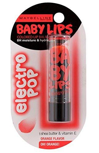 Buy 3 Pack Maybelline New York Baby Lips Electro, Oh Orange, 3.5gms each online for USD 11.7 at alldesineeds
