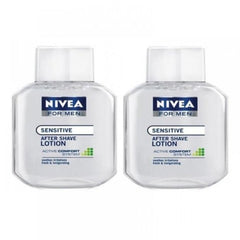 Buy Nivea For Men - Sensitive After Shave Lotion (Pack of 2) 100 ml online for USD 12.96 at alldesineeds