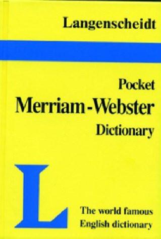 Langenscheidt's Pocket Merriam-Webster Dictionary English [Feb 01, 2002] Lang]
