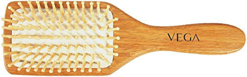 Buy Vega Wooden Bristle Paddle Brush online for USD 12.51 at alldesineeds