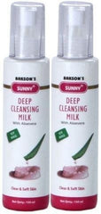 Baksons Deep Cleansing Milk Lotion Pack Of 2 by Baksons - alldesineeds
