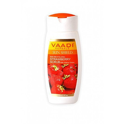 Buy 4 Pack STRAWBERRY SCRUB LOTION with Walnut Grains 110 ml each (Total 440 ml) online for USD 20.65 at alldesineeds