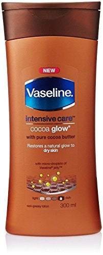 Buy 3 X Vaseline Intensive Care Cocoa Glow Body Lotion, 300ml(pack of 3) online for USD 55.43 at alldesineeds