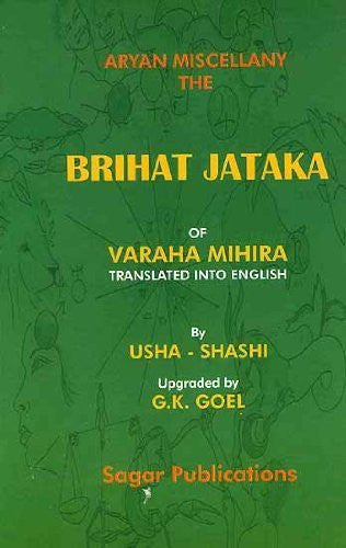 Buy Brihat Jataka of Varahamihira [Paperback] [Nov 15, 2004] Shashi, Usha online for USD 21.7 at alldesineeds