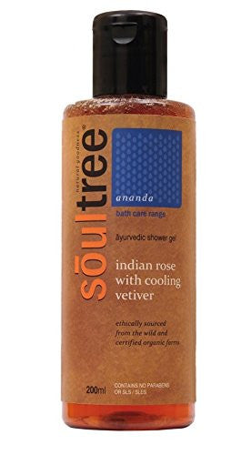 SoulTree Rose & Vetiver Shower Gel, 200 ml - alldesineeds