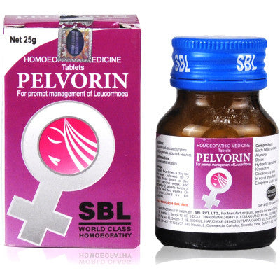 2 x SBL Pelvorin Tabs 25gms each - alldesineeds