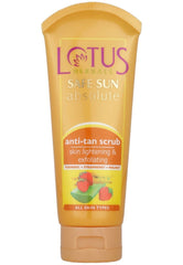 Buy Lotus Herbals Safe Sun Absolute Anti-Tan Scrub, 100g online for USD 9.4 at alldesineeds