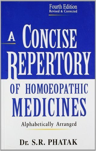 Buy A Concise Repertory of Homeopathic Medicines [Paperback] [Jun 30, 2002] S. R online for USD 30.4 at alldesineeds