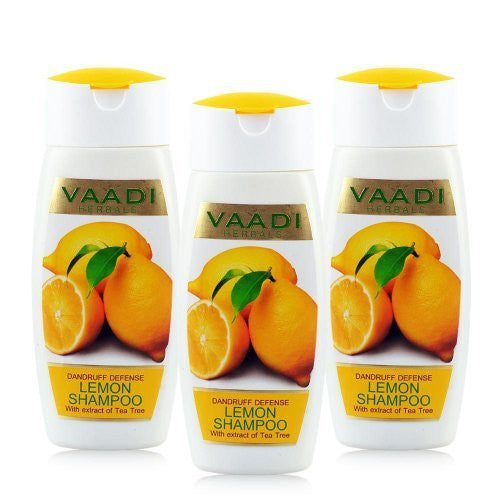 Buy Vaadi Herbals Dandruff Defense Shampoo - Lemon 3x110ml online for USD 17.81 at alldesineeds