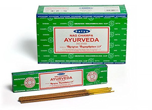 Satya Sai Baba - Nag Champa Series - Ayurveda Incense Sticks Agarbatti ( box of 12 x15gm)