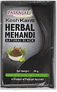 PATANJALI KESH KANTI HERBAL MEHANDI(NATURAL BLACK) PACK OF 3