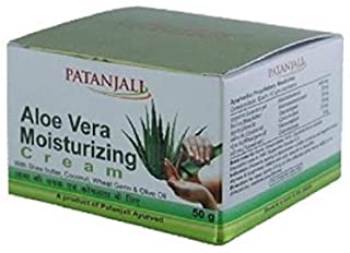 2 x Patanjali Aloevera Mositurizing Cream 50 gm