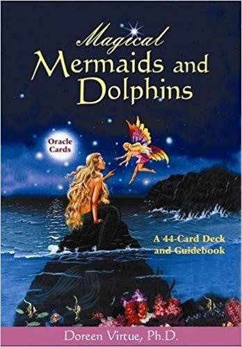 Magical Mermaids and Dolphins Oracle Cards (Large Card Decks) Cards – 1 Jul 2004
by Doreen Virtue PhD (Author) ISBN13: 9781561709793 ISBN10: 1561709794 for USD 28.76