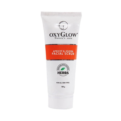 Buy 2 Pack OXYGLOW APRICOT & JOJOBA FACIAL SCRUB 100gms online for USD 11.45 at alldesineeds
