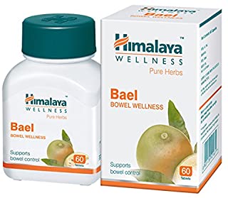 5 Pack of Himalaya Wellness Pure Herbs Bael Bowel Wellness - 60 Tablet