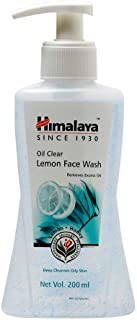 2 Pack of Himalaya Oil Clear Lemon Face Wash, 200ml