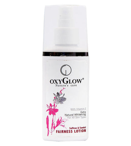 Buy 2 Pack Oxyglow Saffron and Sandal Fairness Lotion, 120gms each online for USD 13.9 at alldesineeds