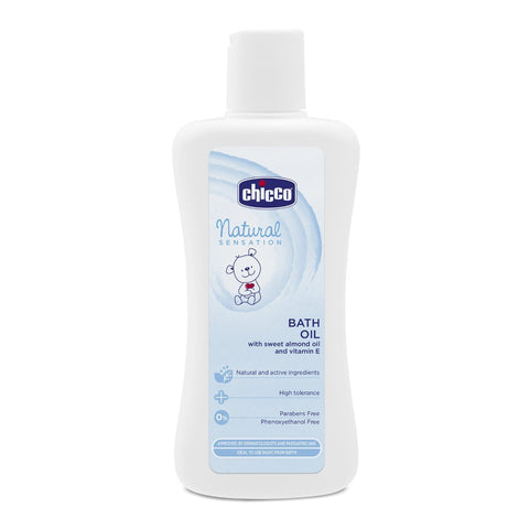 Chicco Natural Sensation Bath Oil (Blue, 200ml)