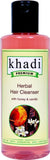Khadi Premium Herbal Hair Cleanser with Honey and Vanilla, 210ml - alldesineeds