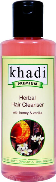 Khadi Premium Herbal Hair Cleanser with Honey and Vanilla, 210ml - alldesineeds
