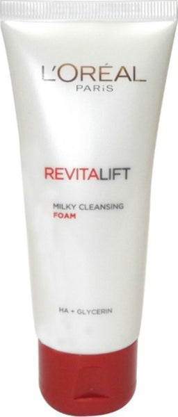 Buy L'Oreal Revitalift Milky Cleansing Foam Face Wash 50ml online for USD 12.38 at alldesineeds