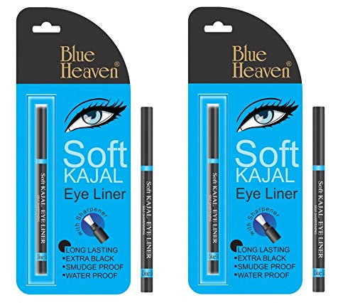 The Beauty From New Blue Heaven Soft Kajal Eye Liner Combo KL04-DFXZGCI-2Pcs