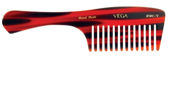 Buy Vega Tortoise Shell Shampoo Comb Flat (Brown) online for USD 12.32 at alldesineeds